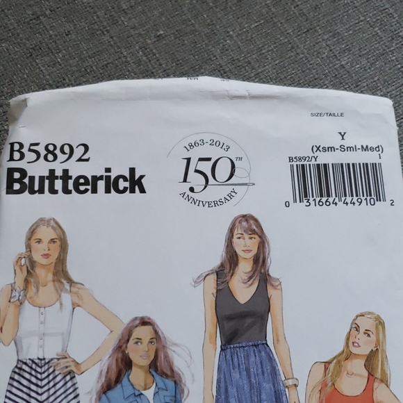 Butterick B5892 Sewing Pattern Women's Skirt - Picture 4 of 11